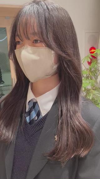 ロング カラー ヘアアレンジ トレンドlayer cut💐mihoのヘアスタイル