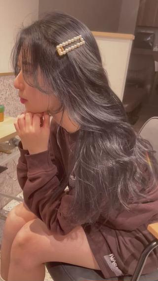 ロング カラー ヘアアレンジ トレンドlayer cut💐mihoのヘアスタイル