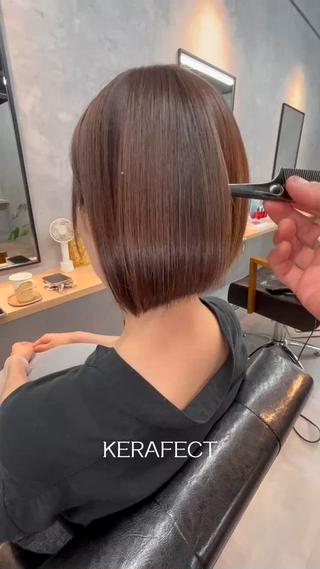 ショート 小山洋次/阪急茨木/ 透明感カラーショートのヘアスタイル