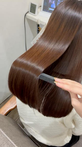 ロング 髪質改善jewelbox 〜私のトリートメント〜 東梅田店所属・髪質改善/ボブ/梅田 runa_ニュアンスのヘアスタイル