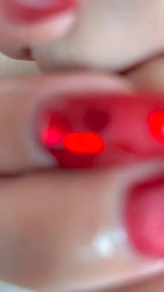 バレンタインネイル ハートネイル ワンホンネイル パラジェル 当日予約 