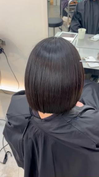 髪質改善ストレートでツヤサラ髪に 
