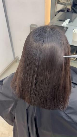 髪質改善ストレートでツヤツヤサラサラ髪に
 