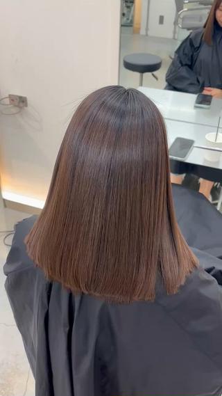 艶々髪質改善ストレート 