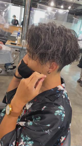 ショート メンズ 🟦ニュアンス/メン ズパーマ横浜🟦のヘアスタイル