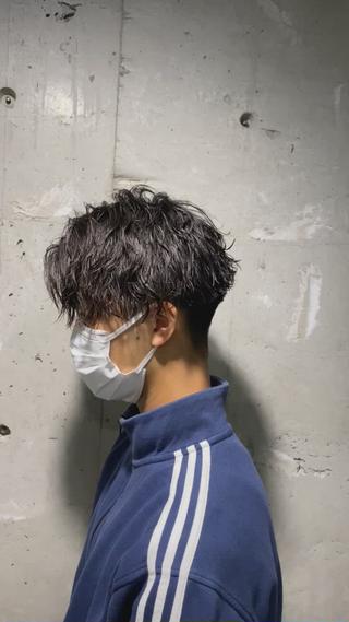 ショート メンズ 🟦ニュアンス/メン ズパーマ横浜🟦のヘアスタイル