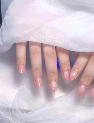 #桃ネイル
#ニュアンスネイル
#ピンクネイル 