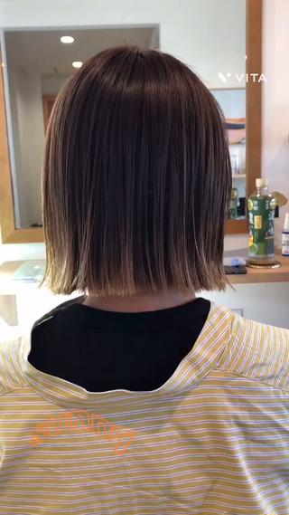 パッツン具合がかわいい 