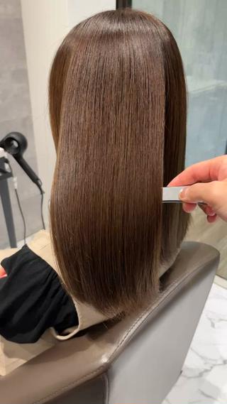 ロング パーマ Grow by NYNY 坂本 理輝のヘアスタイル