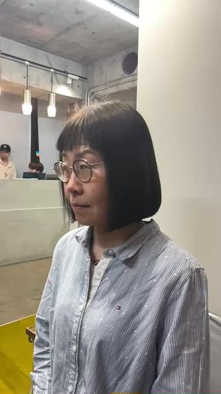 ミディアム 桂 奈穂のヘアスタイル