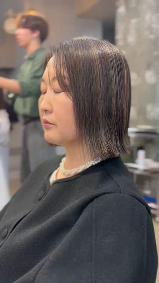 ショート 桂 奈穂のヘアスタイル