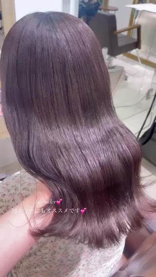 セミロング ‎Lby home 🪽mikuのヘアスタイル