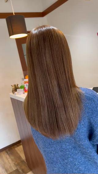 ロング カラー 髪質改善✨酸性ストレ ート特化店Youjiのヘアスタイル