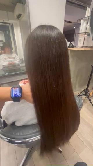 ロング カラー JIN/暖色カラー /髪質改善/艶髪のヘアスタイル