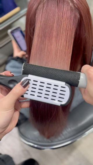 ロング カラー JIN/暖色カラー /髪質改善/艶髪のヘアスタイル