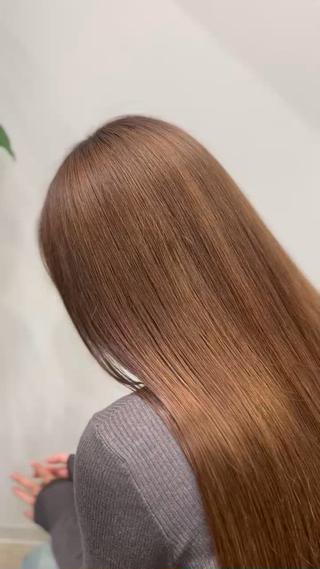 ロング カラー JIN/暖色カラー /髪質改善/艶髪のヘアスタイル