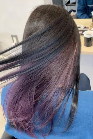 
インナー部分と全体のカラーをご希望の方はダブルカラーでご予約くださいませ(⁎ᴗ͈ˬᴗ͈⁎) 