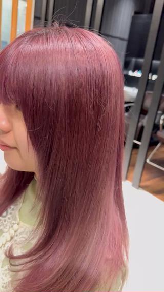 ロング カラー 今野 優のヘアスタイル