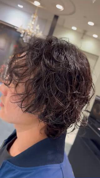 常田大希風パーマ
波巻きトップツイスパ 