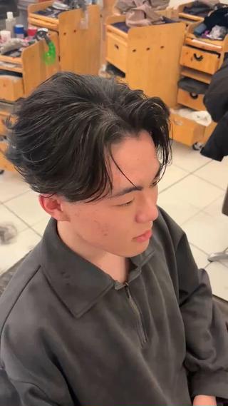 メンズ 郡山駅前美容師 真野目暉のヘアスタイル