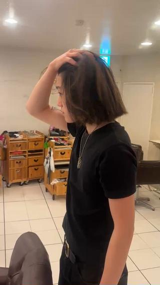 カラー 郡山駅前美容師 真野目暉のヘアスタイル