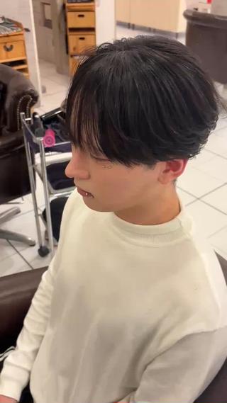 メンズ 郡山駅前美容師 真野目暉のヘアスタイル
