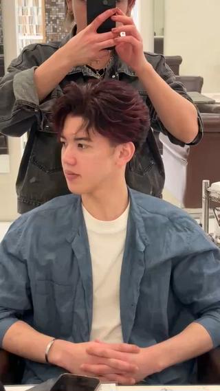 郡山駅前美容師 真野目暉のヘアスタイル