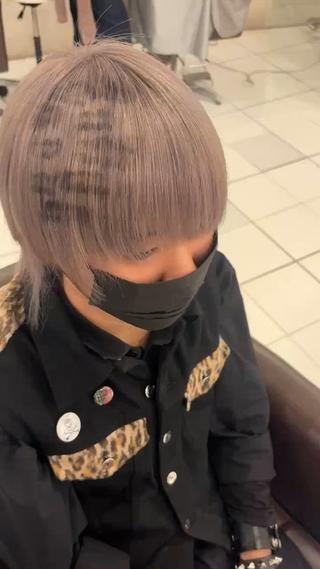 カラー メンズ 郡山駅前美容師 真野目暉のヘアスタイル