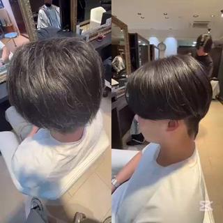 もうすぐ梅雨時期が来るので毛先がピンピンにならない曲がる縮毛矯正で韓国風センターパートを作りましょう♪

menu⇒カット＋曲がる縮毛矯正＋トリートメント 