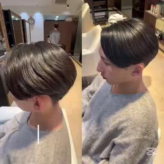 曲がる縮毛矯正/韓国ヘア/韓国メンズカット/韓国メンズヘア/韓国風メンズカット/韓国再現カット/メンズ/メンズヘア/メンズカット/メンズパーマ/韓国風カルマパーマ/シースルーマッシュ/韓国マッシュ/コンマヘア/ガイルヘア/センターパート/センター分け/韓国風ダウンパーマ/韓国風シャドウパーマ 