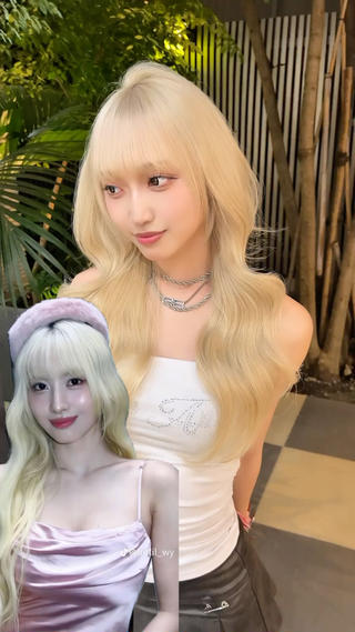 ロング カラー belle   表参道　terrace所属・抜きっぱなしブロンド /ハイトーン/カナタのヘアスタイル