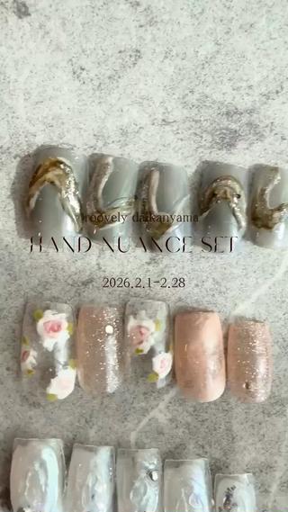 ネイル Nail salon Roovely 代官山店【ネイルサロンルブリー】所属・roovely Rumi/ニュアンスのネイルデザイン