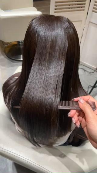 ロング カラー Glimpseあやね 🎀大濠のヘアスタイル