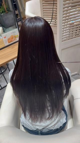 ロング パーマ Glimpseあやね 🎀大濠/髪質改善のヘアスタイル