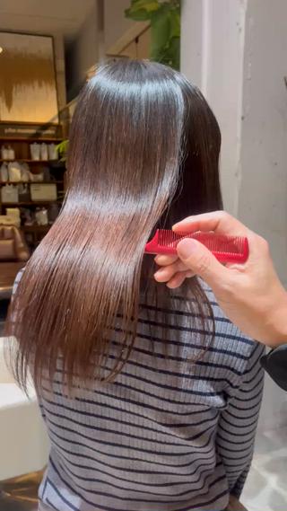 ロング パーマ Glimpseあやね 🎀大濠のヘアスタイル