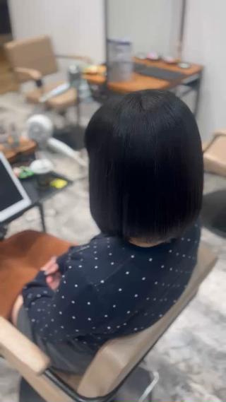 ショート 縮毛矯正モデル様 募集中🫧祝迫愛艶のヘアスタイル