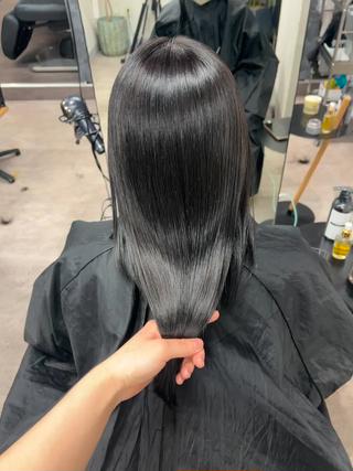 ロング 艶あり暖色カラー🌈 カラー診断あゆみのヘアスタイル