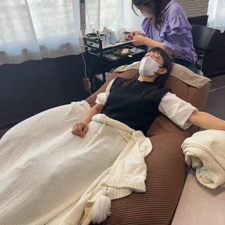 ネイル×アイ　
オススメ同時施術

時短で可愛く︎ 