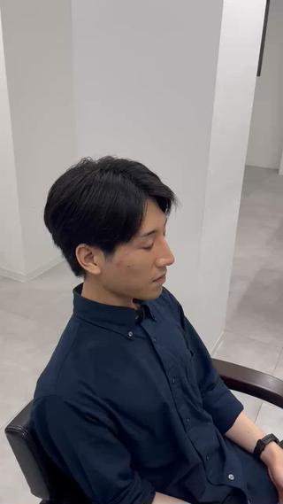 七三分けスタイル 