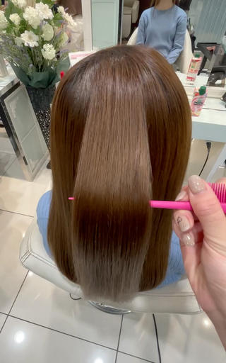 ロング 髪質改善 縮毛矯正 🌙 ゆきのヘアスタイル