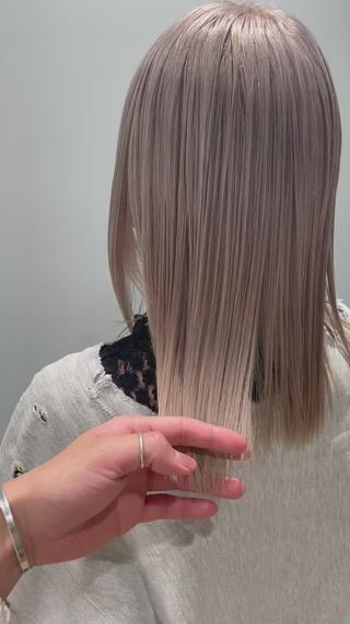 ミディアム HAUS eins所属・美髪矯正/髪質改善 /銀座/宮本　優太のヘアスタイル