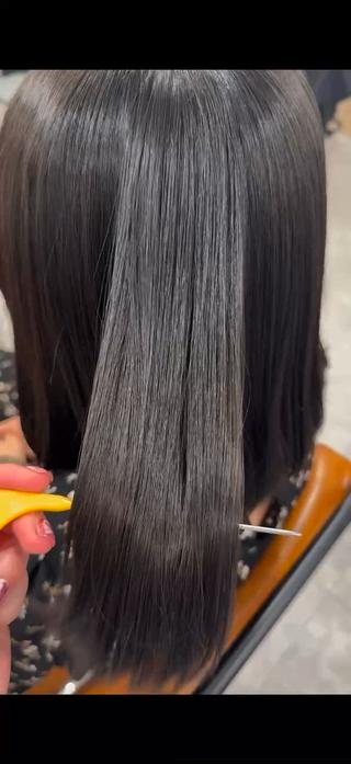 #縮毛矯正【全体】
‪ꔛ‬ツヤ髪ストレート️

 