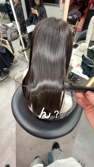 セミロング カラー 山崎/ボブ縮毛矯正 レイヤー髪質改善のヘアスタイル