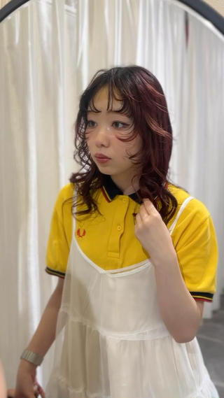 ミディアム カラー LaBless ザ・北浜プラザ所属・近藤 歌留多のヘアスタイル