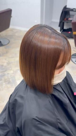 ミディアム ユイ 別府ですのヘアスタイル