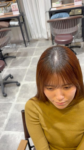 ロング パーマ 【髪質改善】 山本歩夢のヘアスタイル