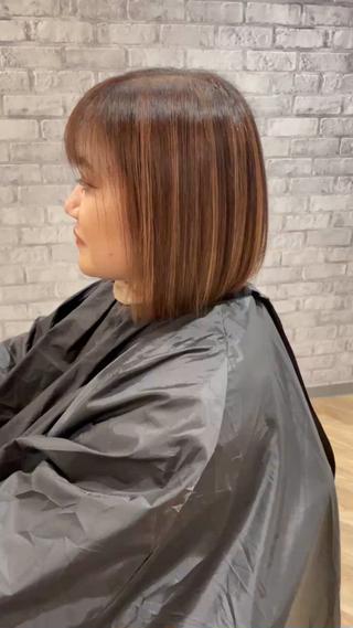 ミディアム labimani所属・阪急箕面駅 ショートモデル募集のヘアスタイル