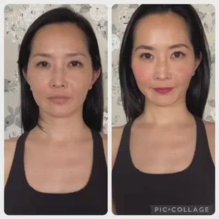 40代ピラティストレーナーの1児のママのAさま

【メニュー】
初回／お顔整え艶肌リフトアップ
メイク付き120分

 本日の初回セッションの
 ビフォーアフターはこちらになります。 
 写真と動画にしてあります。
 
 ──────────
 動画だからわかる！お顔のここが！
 きらっと♪変化ポイント
───────────────
①横顔のハリの幅を引き上げ
　　やわらかな横顔美人へ。

②鼻筋のむくみ改善をして
　 細くて高い鼻の型へ。
 
 ③目のむくみを改善し
 目を丸く大きくしました。 

④ 直線型のお顔立ちなので
 緊張すると、より鋭さが増しやすいのは
 魅力の特性でもあるので。


⑤線のラインはしっかりラインを出して。
 まるみはさらに丸くする
 結果、やわらかな顔立ちへ導きました。
 
───── 