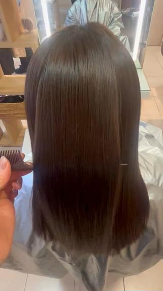 髪質改善ストレート 