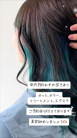 ︎カット+カラー
︎シールエクステ

 